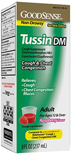GS TUSSIN DM CGH & CHST CONG ND RASPBERRY 8OZ