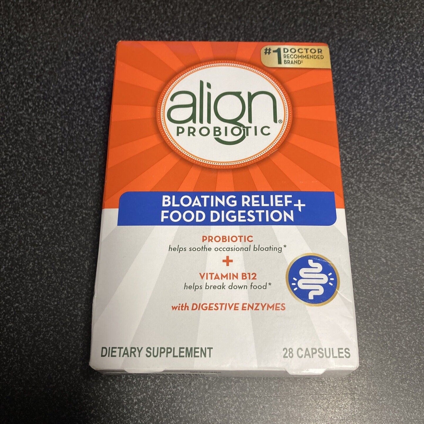 ALIGN BLOATING RELIEF + FOOD DIGESTION CAP 28