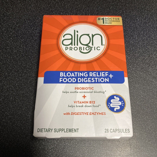 ALIGN BLOATING RELIEF + FOOD DIGESTION CAP 28