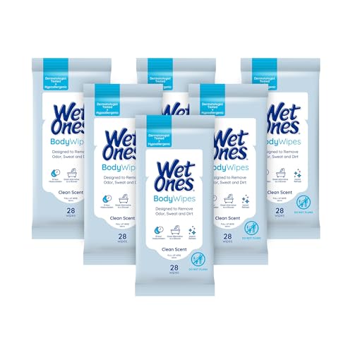 WET ONES BODY WIPES TRAVEL PK CLEAN SCENT 28