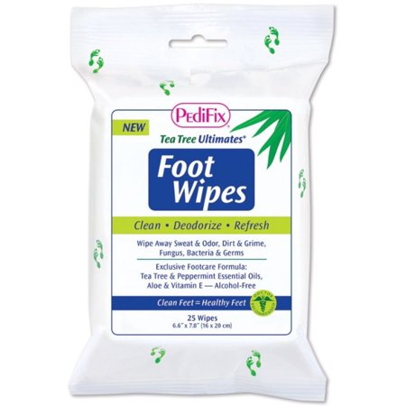 TEA TREE ULTIMATES FOOT WIPES 25
