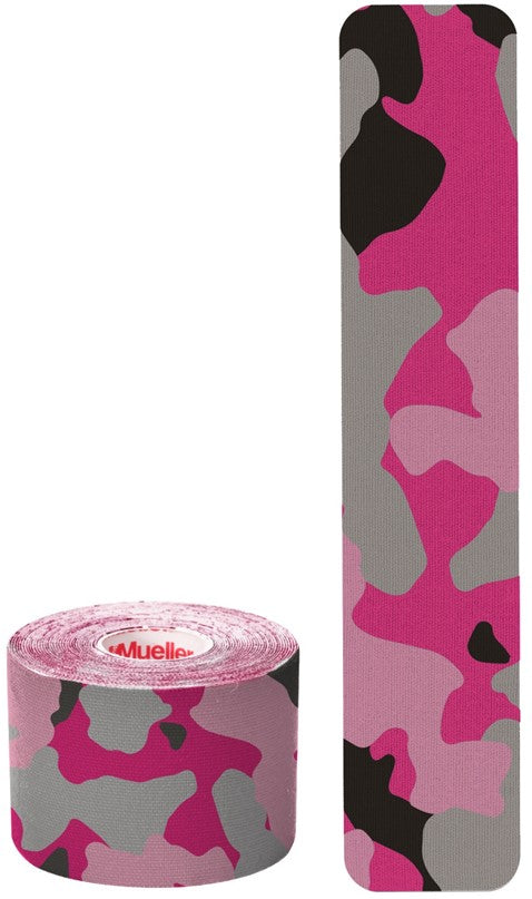 TAPE KINESIOLOGY PRECUT ROLL PINK CAMO