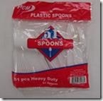 PLASTIC CUTLERY SPOON 51 CT
