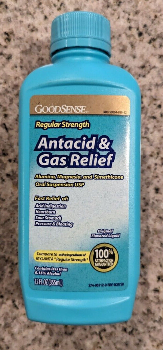 GS ANTACID ANTIGAS REGULAR STR ORIG FLV 12 OZ