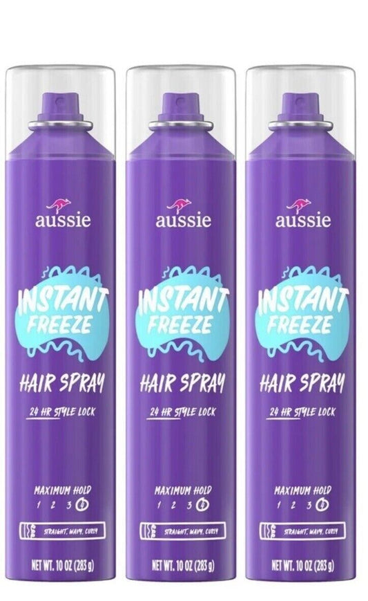 AUSSIE INSTANT FREEZE HAIR SPRAY AERO 10 OZ