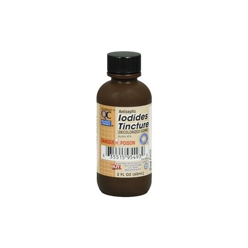 QC IODINE TINCTURE DECOLORIZED 2 OZ