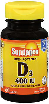 VITAMIN D TAB 400 IU (10 MCG) 60 SUNDANCE