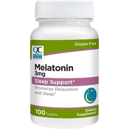 QC MELATONIN TAB 3 MG 100