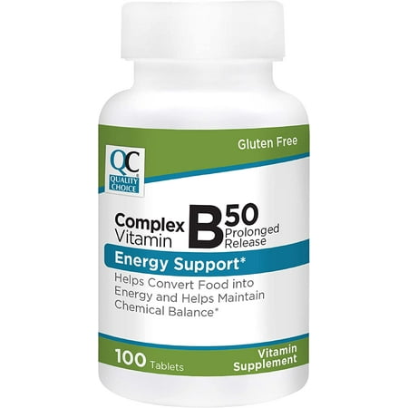 QC VITAMIN B-50 COMPLEX PR TAB 100