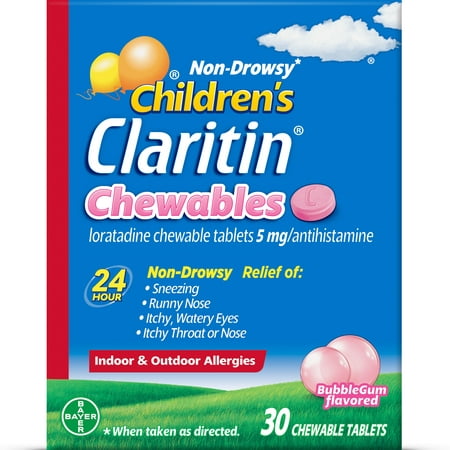 CLARITIN CHILDREN 24HR CHEW TAB 5 MG BGUM 30