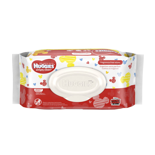 HUGGIES BABY WIPES SIMPLY CLEAN FF 64