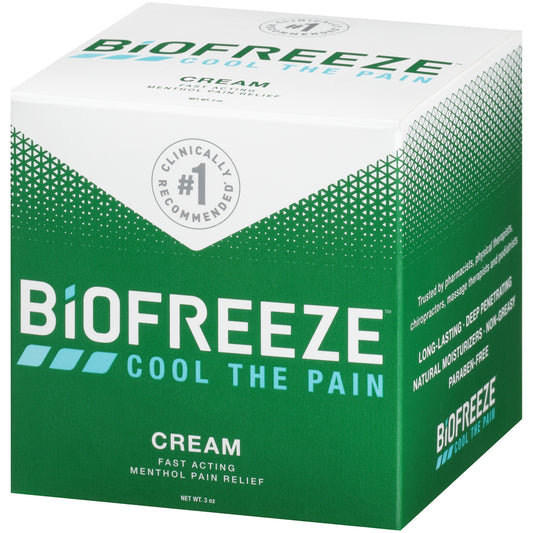 BIOFREEZE PAIN RELIEVING CREAM JAR 3 OZ
