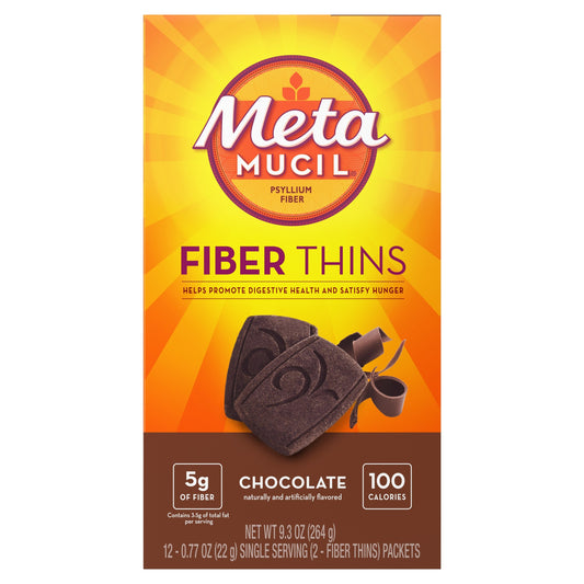 METAMUCIL WAFERS CHOCOLATE 12