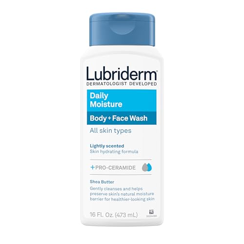 LUBRIDERM DLY MOISTURE BODY + FACE WASH 16 OZ