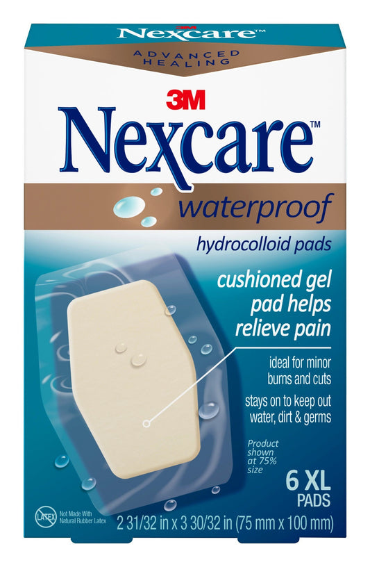 NEXCARE ADV HEAL WTPF HYDROCOLLOID PAD 3X4" 6