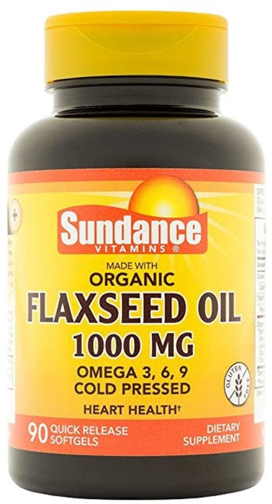 FLAXSEED OIL SOFTGEL 1000 MG 90 SUNDANCE