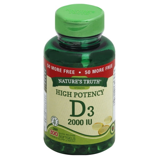 VITAMIN D3 SOFTGEL 2000 IU 300 NT