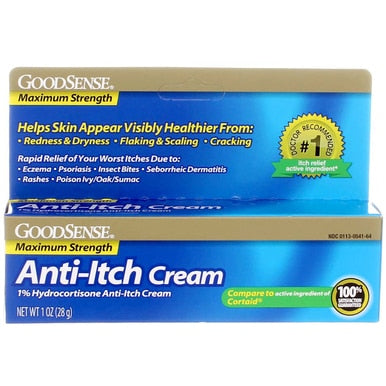 GS HYDROCORTISONE ANTI-ITCH CREAM 1% 1 OZ